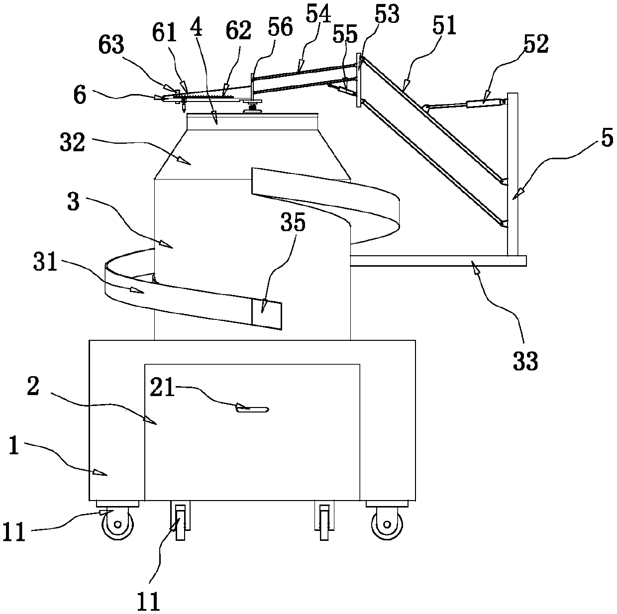 Intelligent glass product processing device