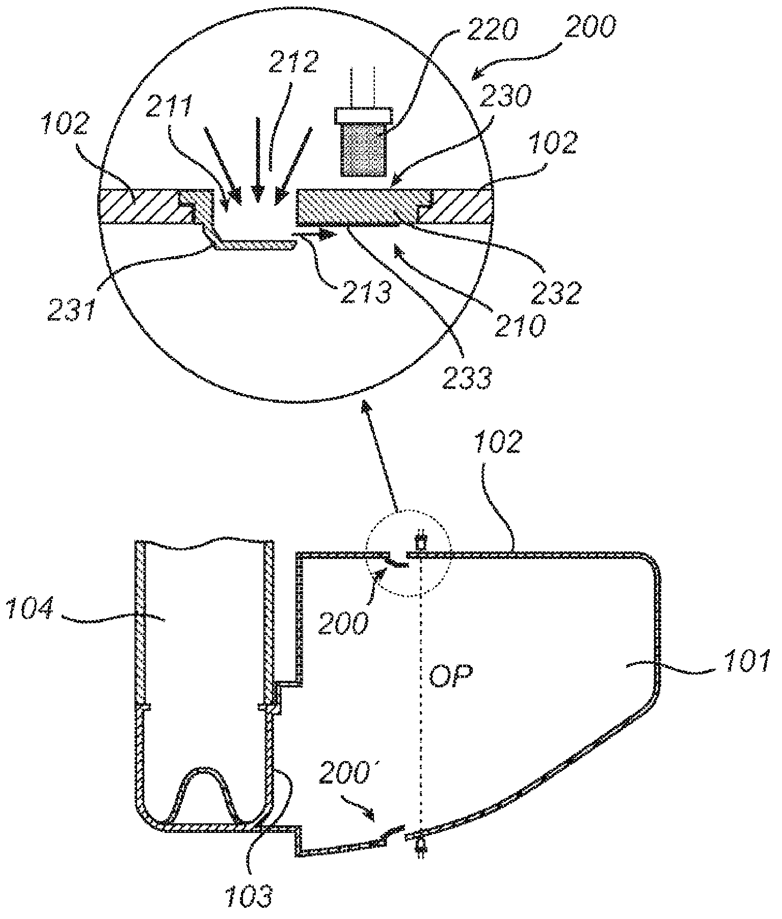 Dust indicator for a vacuum cleaner