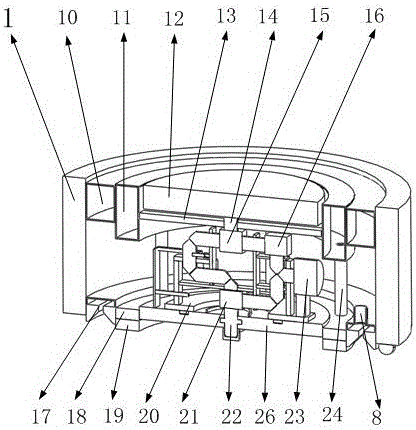 Municipal engineering multifunctional sweeping robot