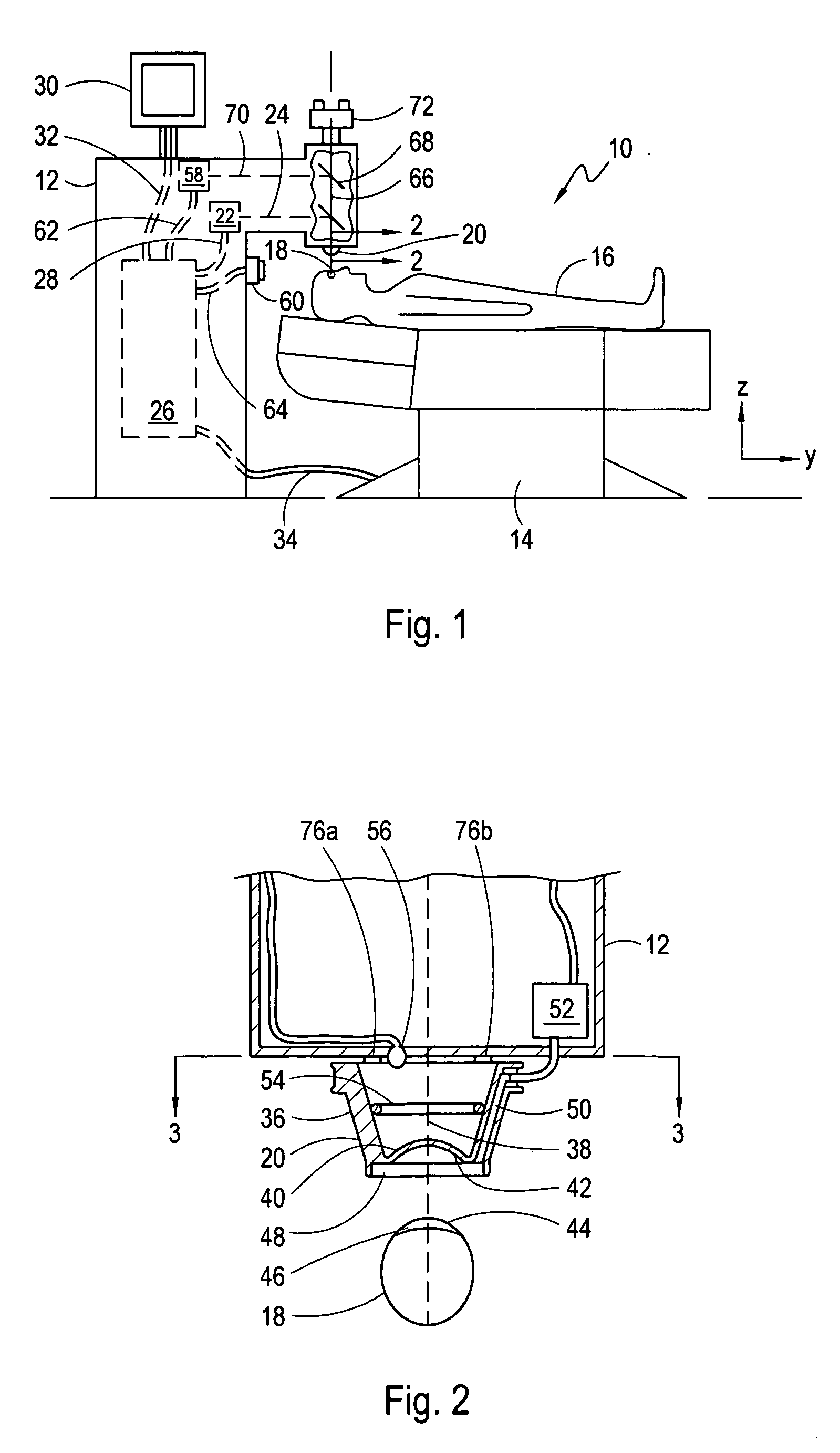 Device and method for aligning an eye with a surgical laser