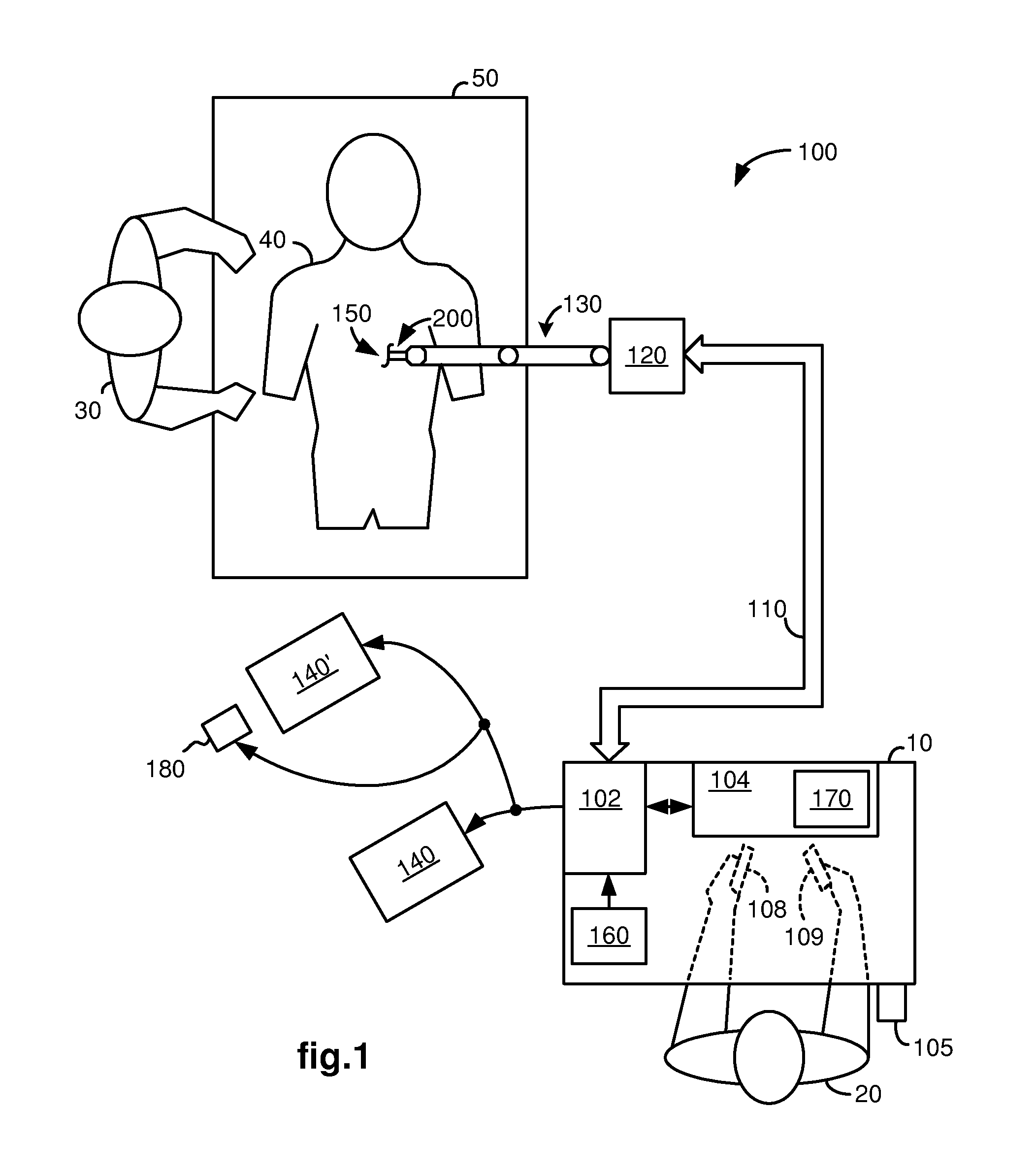 Medical robotic system providing an auxilary view including range of motion limitations for articulatable instruments extending out of a distal end of an entry guide