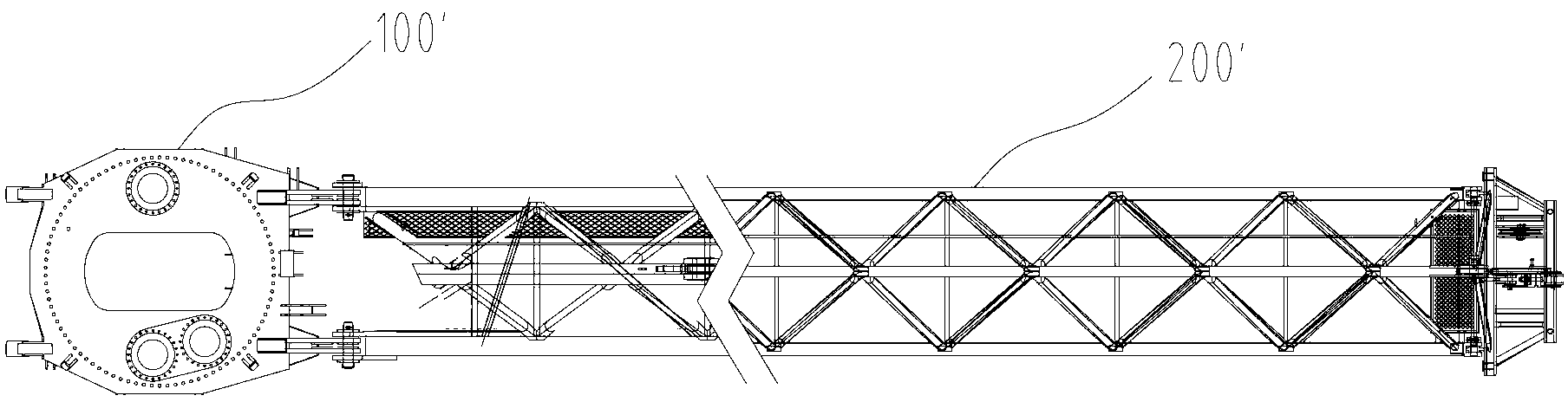 Upper bracket of tower crane and tower crane