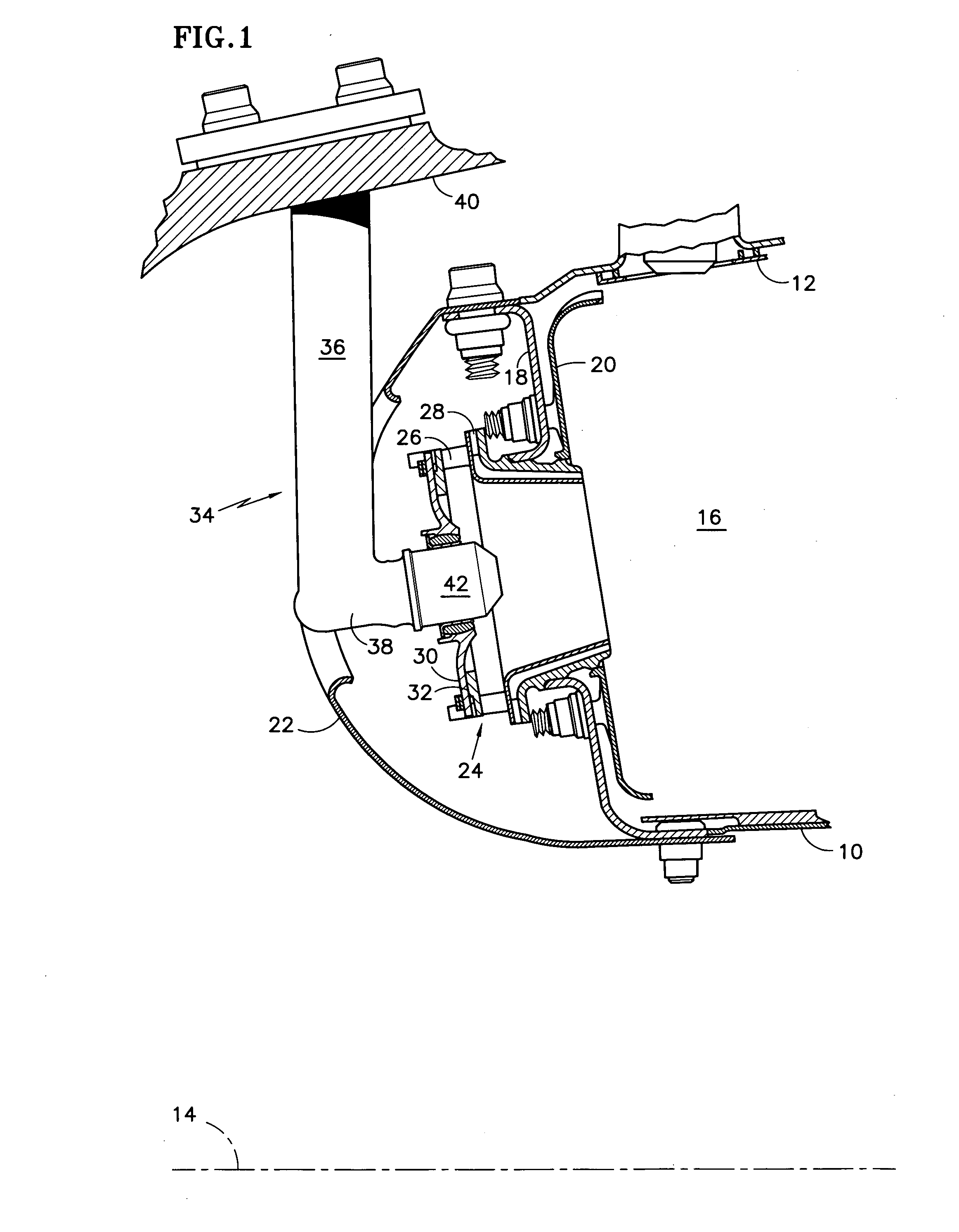 Fuel injector bearing plate assembly and swirler assembly