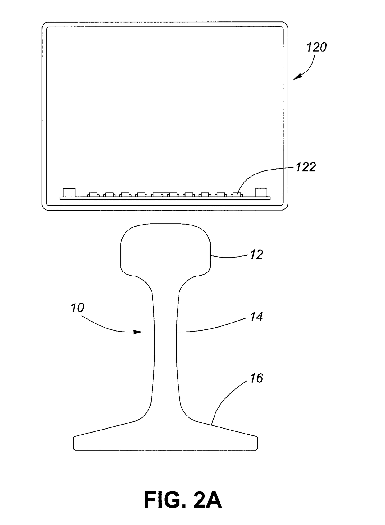 Method and system for non-destructive rail inspection