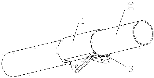 Glue joining device capable of carrying out glue joining in tiny space and application method thereof