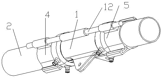 Glue joining device capable of carrying out glue joining in tiny space and application method thereof