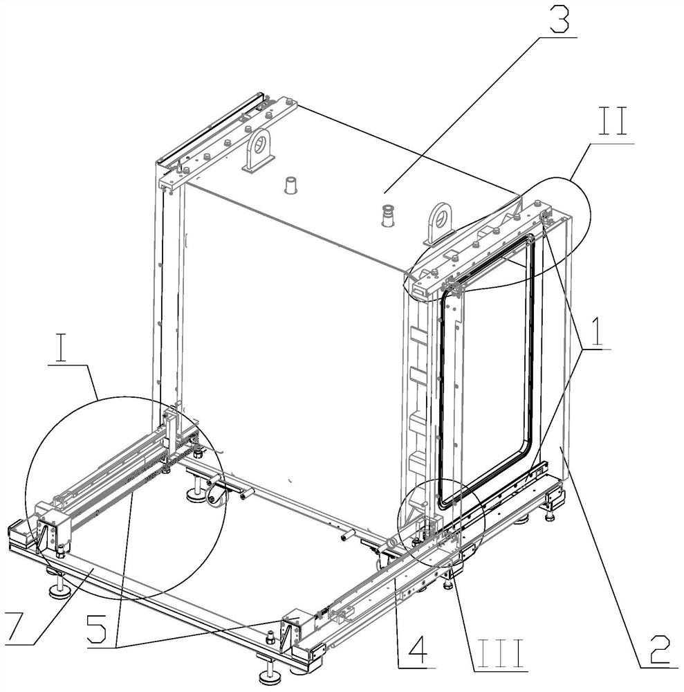 A hatch assembly for positive and negative pressure devices