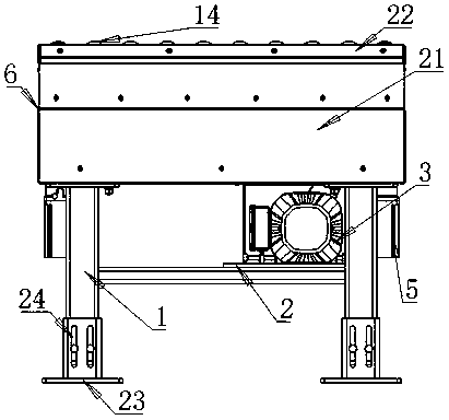 Efficient swing wheel sorting machine