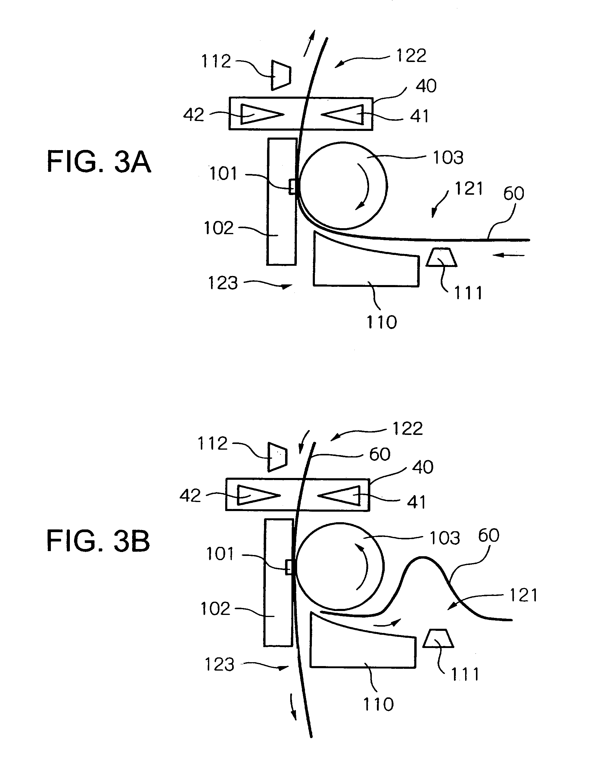 Printing and thermal activation method and device for a heat-sensitive adhesive sheet