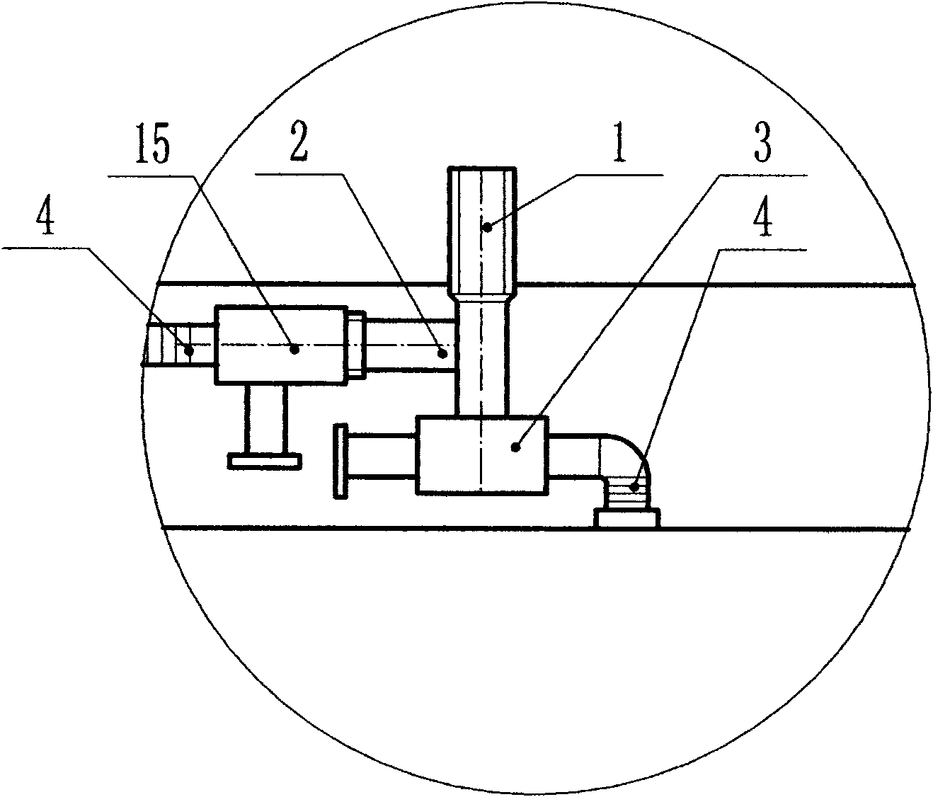 Clothes rinsing device of washing machine