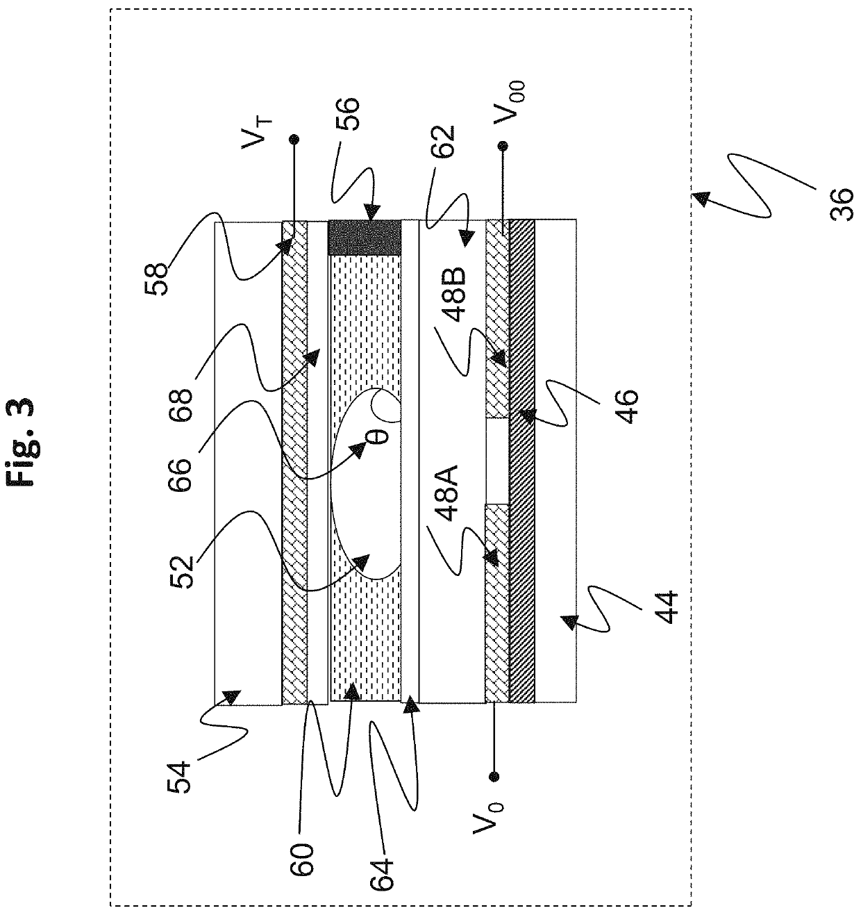 Molecular separation by diffusion using an EWOD device