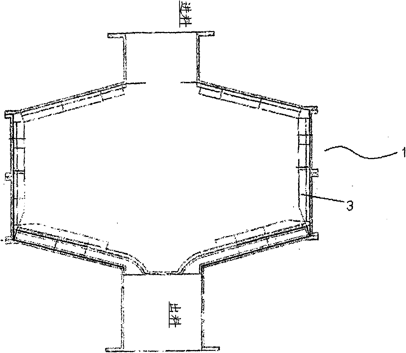 Composite steel claded mill liner