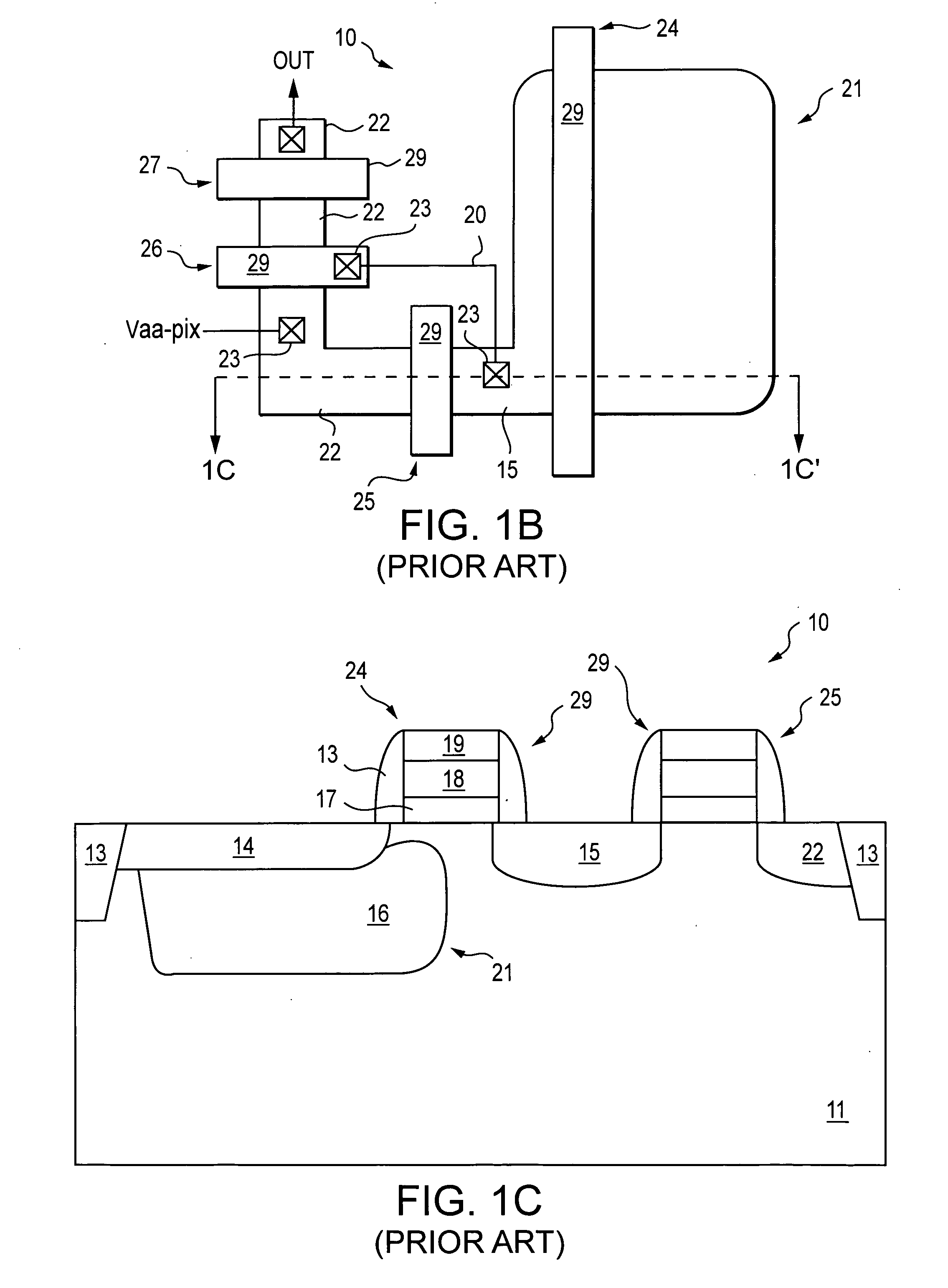 Vertical gate device for an image sensor and method of forming the same