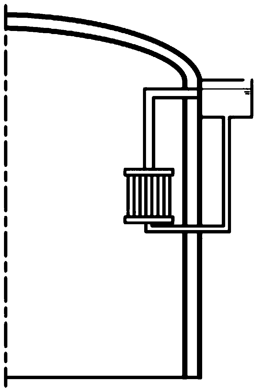 A cross-dimensional coupling method for a pressurized water reactor passive containment vessel waste heat removal system