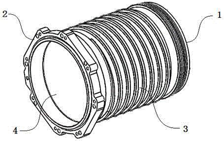 A new energy electric vehicle motor inner shell processing technology