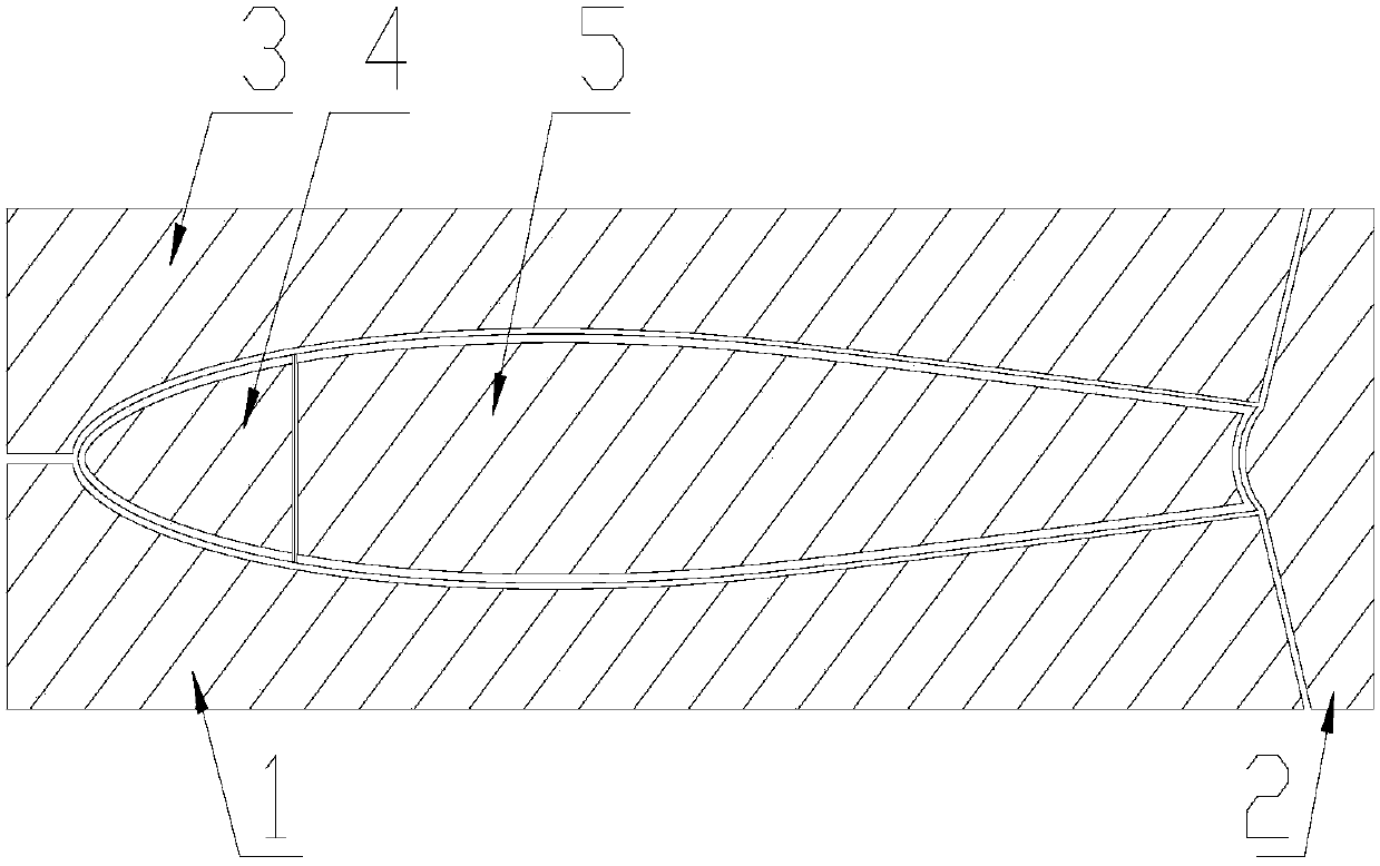 Manufacturing method for composite tailplane of small and medium size unmanned aerial vehicles