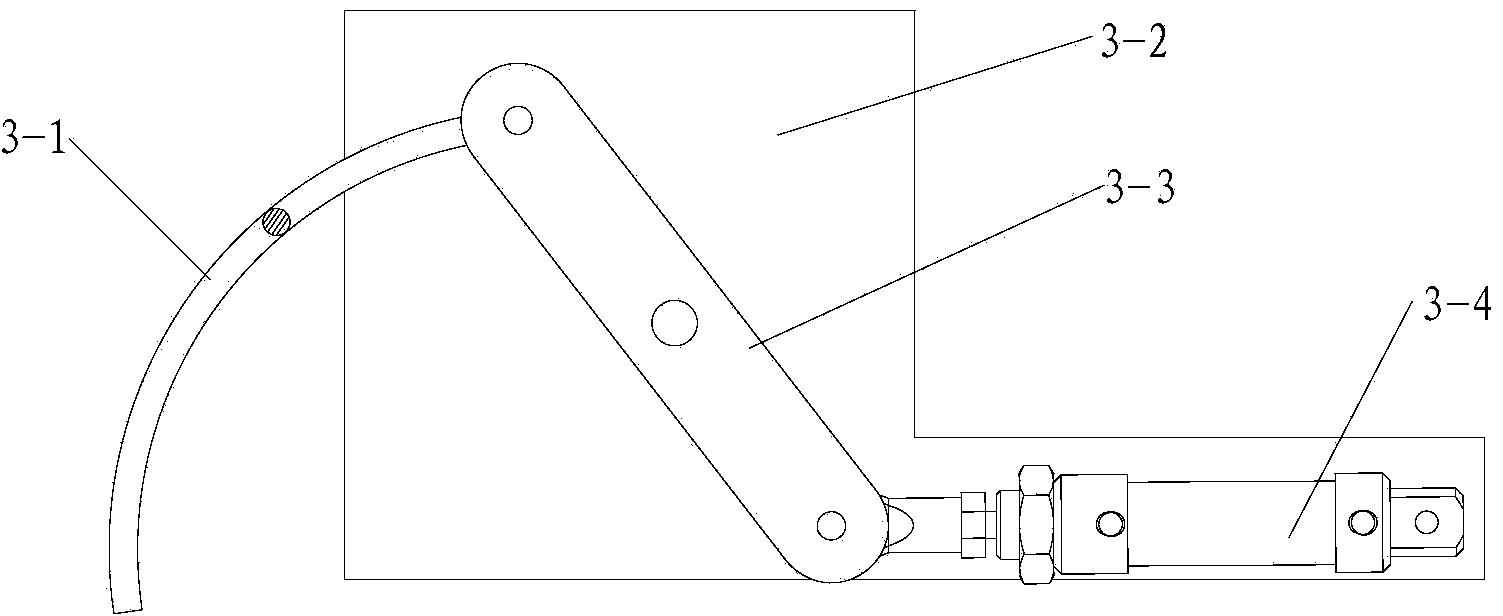 Pre-beating-up device of carbon fiber multi-layer diagonal weaving machine