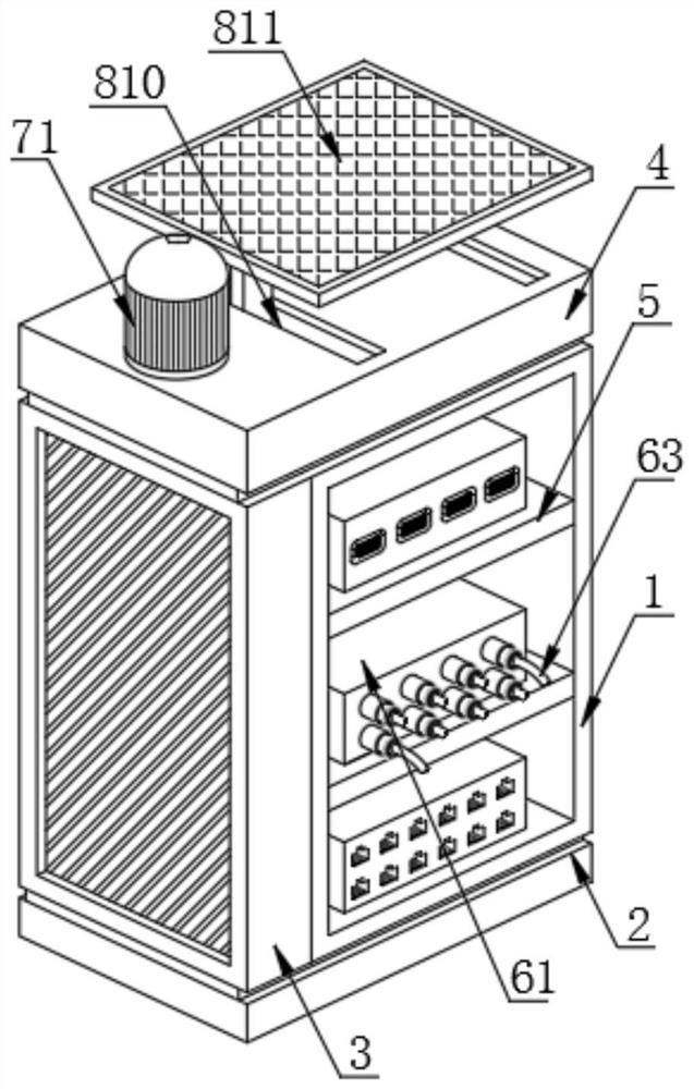 Optical fiber array connection equipment with receiving and transmitting integrated function