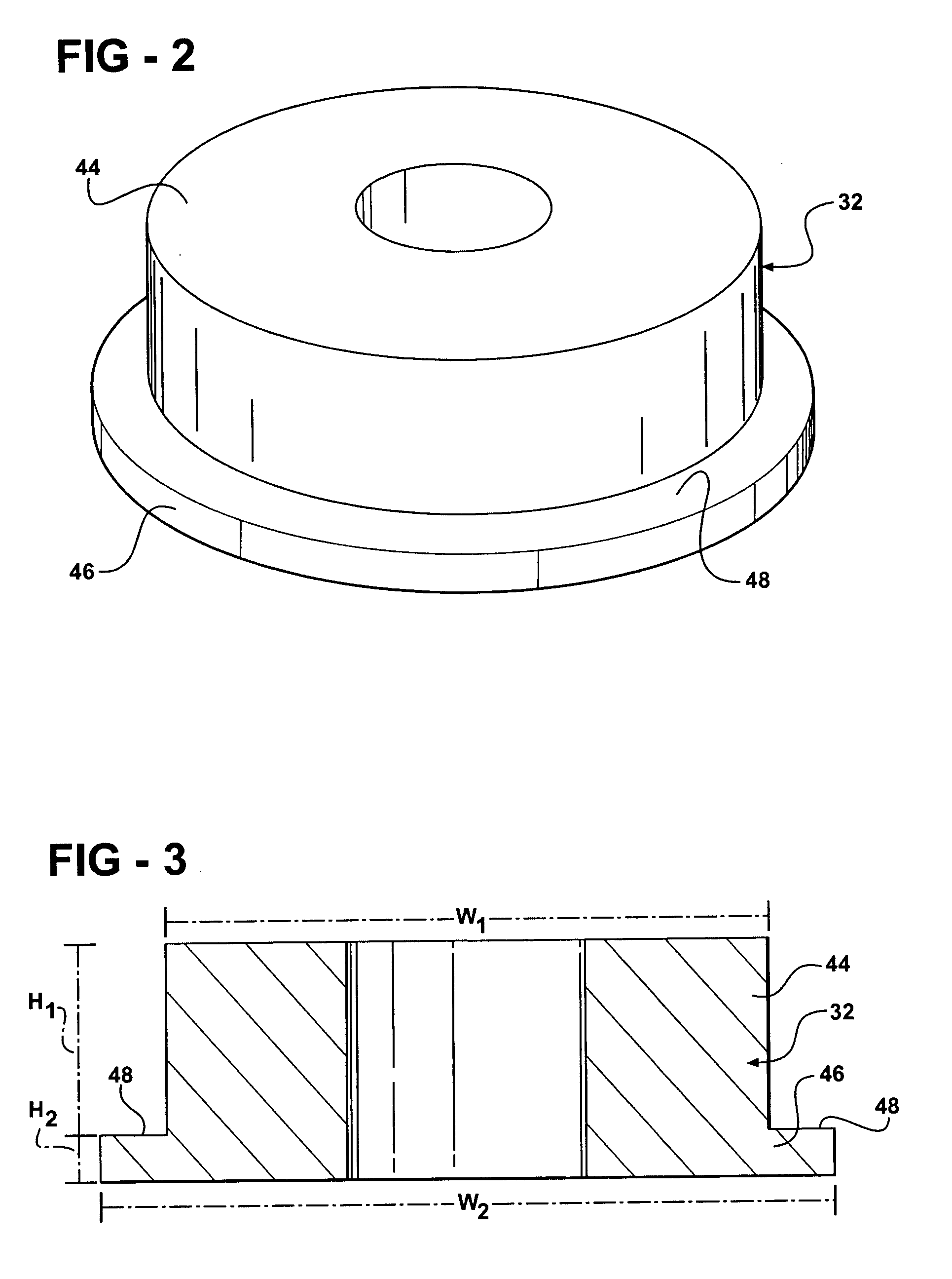 Mixed mode mounting assembly for shock/strut rod