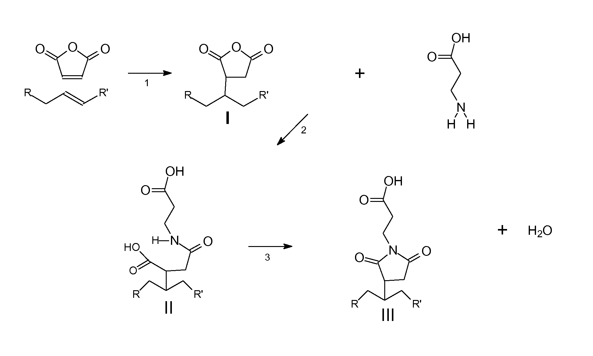 Aqueous Coating Compositions Including The Reaction Product Of Maleic Anhydride With An Unsaturated Compound And An Amine