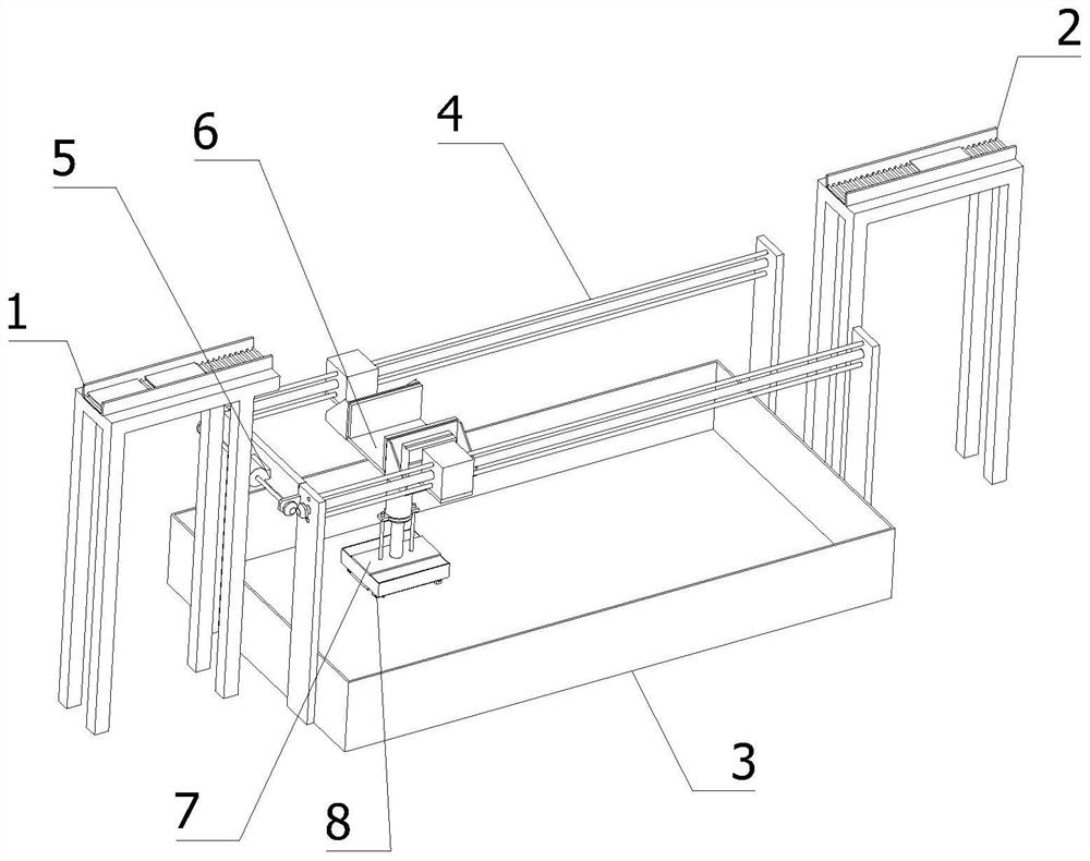 Printed circuit board etching device and method