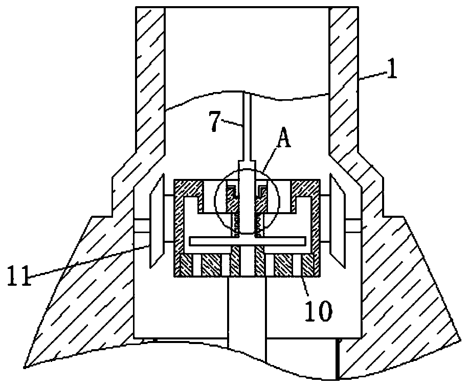 Auxiliary equipment for maintenance of hydraulic rod in hydraulic single column press