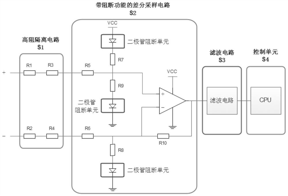 Voltage sampling circuit and circuit system