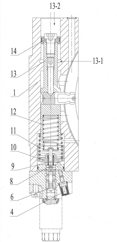 Hydraulic tilting-axis motor variable control mechanism