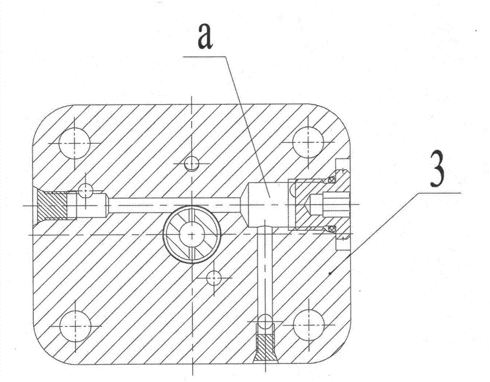 Hydraulic tilting-axis motor variable control mechanism