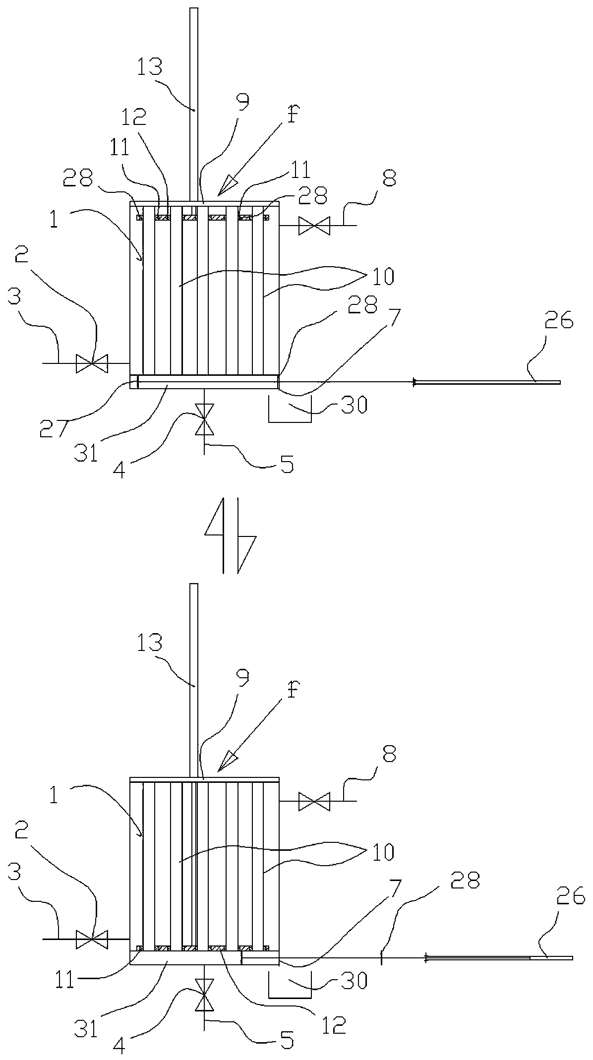 Kitchen wastewater treatment method and device