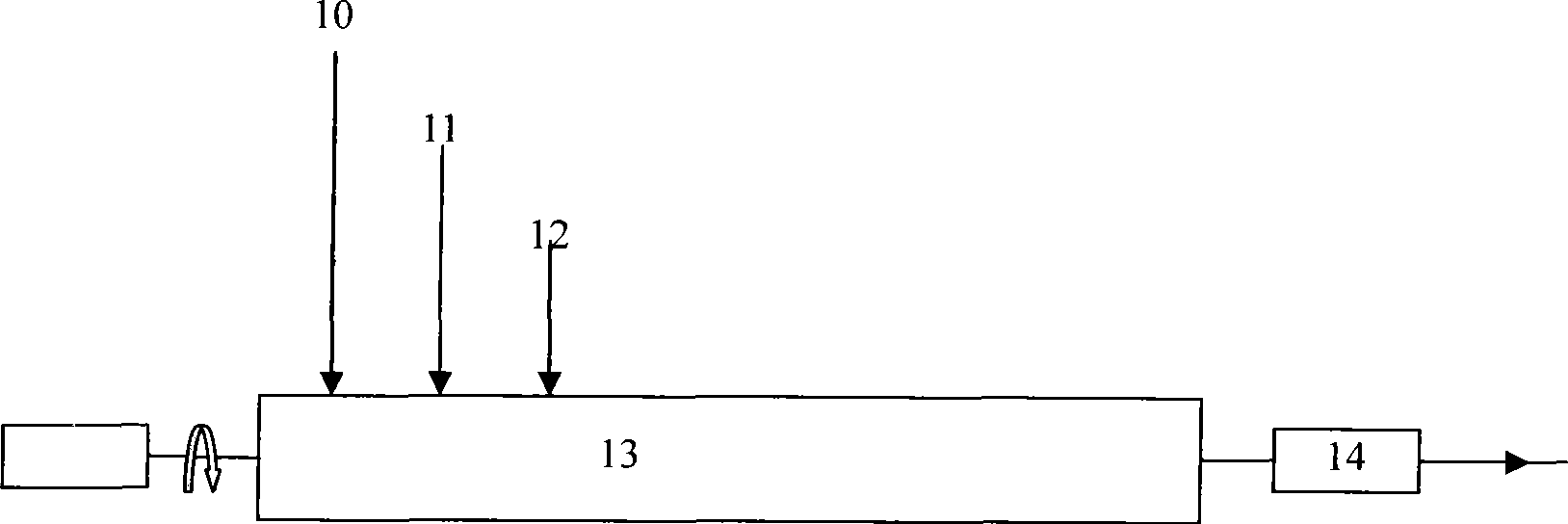 Preparation method of granular color cementing agent