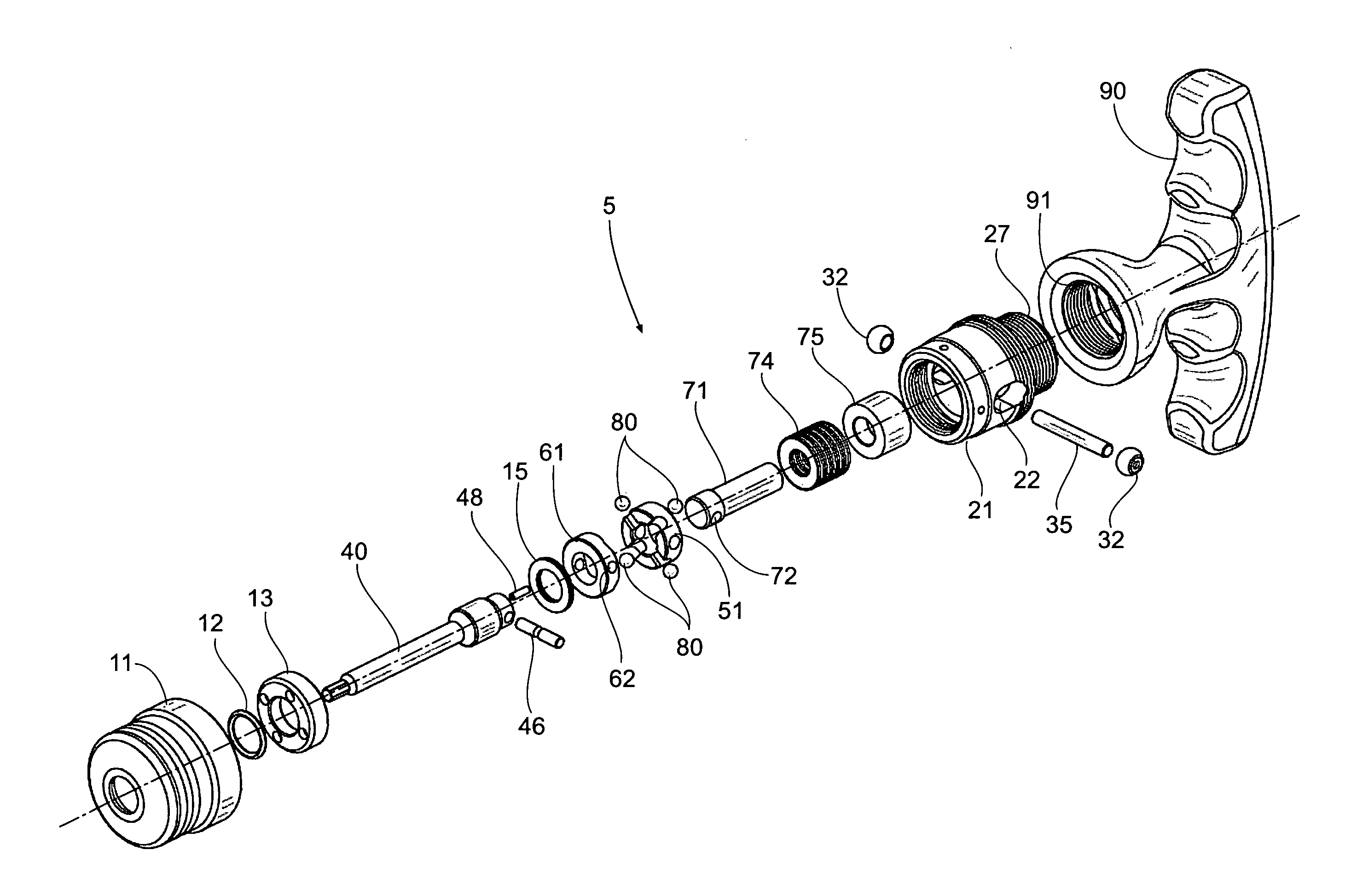 Fixed torque limiting driver