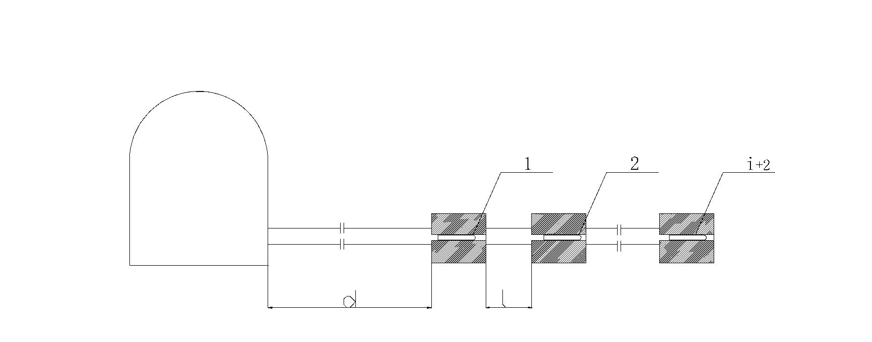 In-situ stress testing method of method for relieving stress in original hole site for multiple times