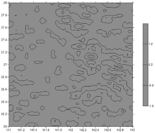 Inverse distance weighted grid method for constructing sea area plumb line deviation model based on frequency domain characteristics