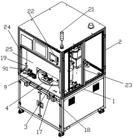 Welding device for automobile antenna PCB product