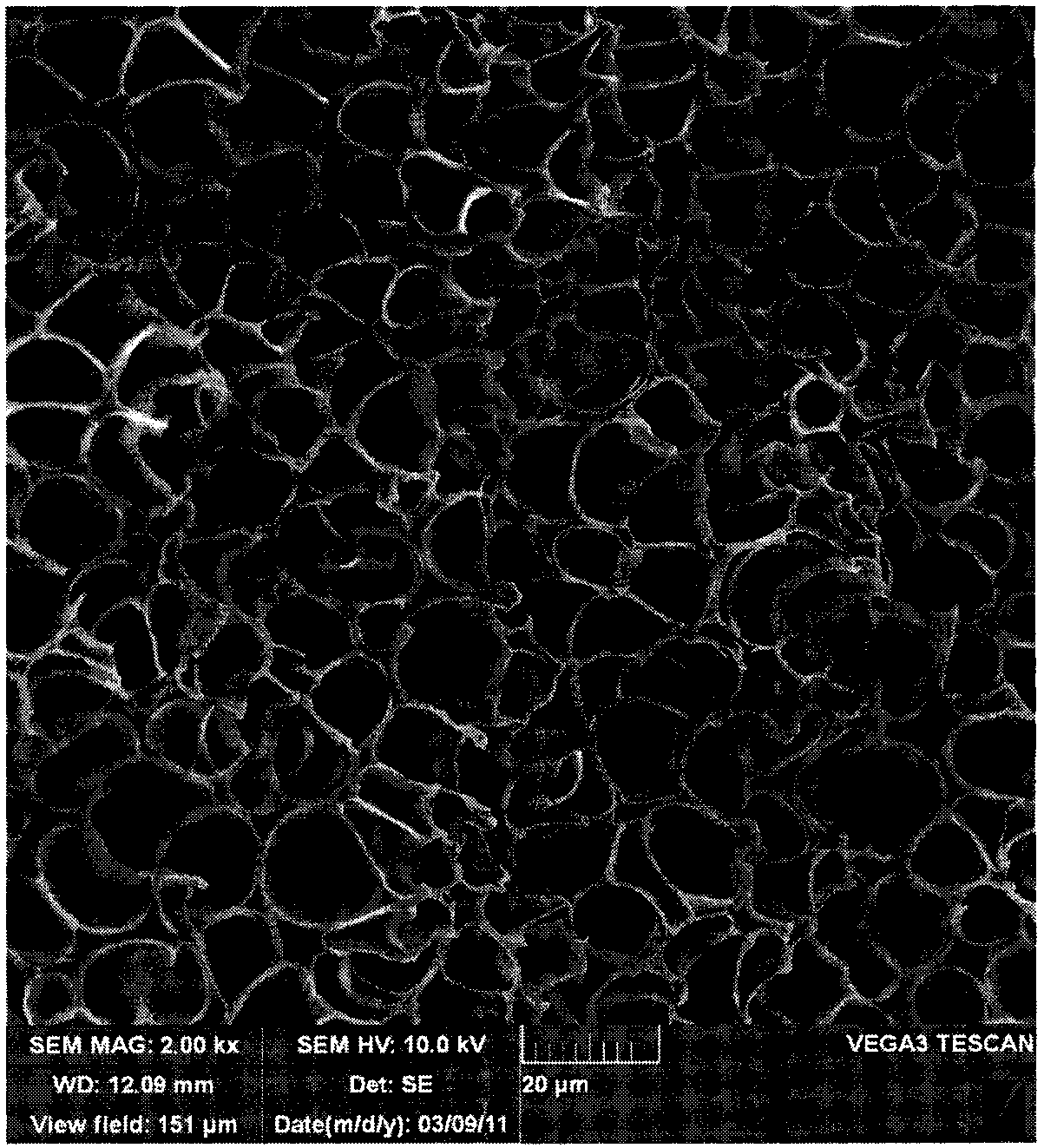 Preparation method for polycarbonate microcellular foaming material