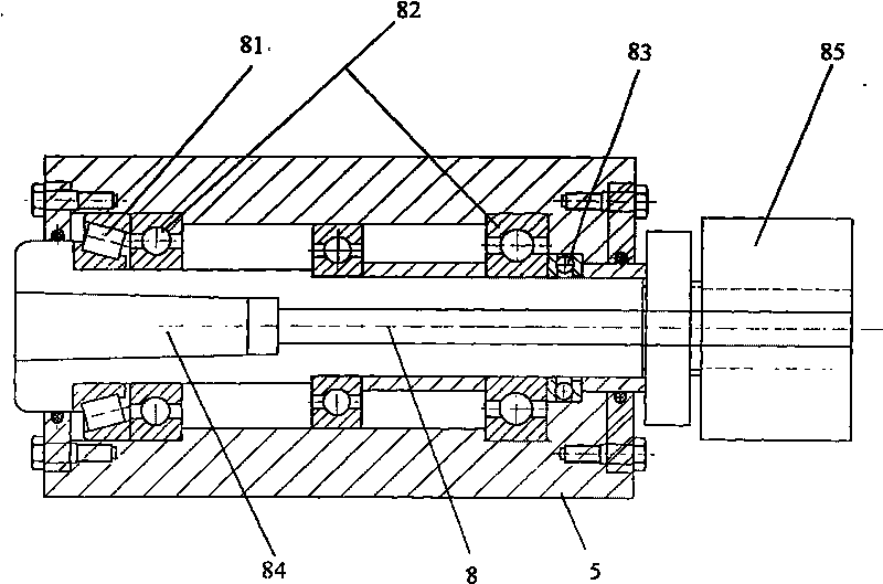 Processing method of special electric power fitting taper sleeve taper hole for carbon fibre compound core wires and special device thereof