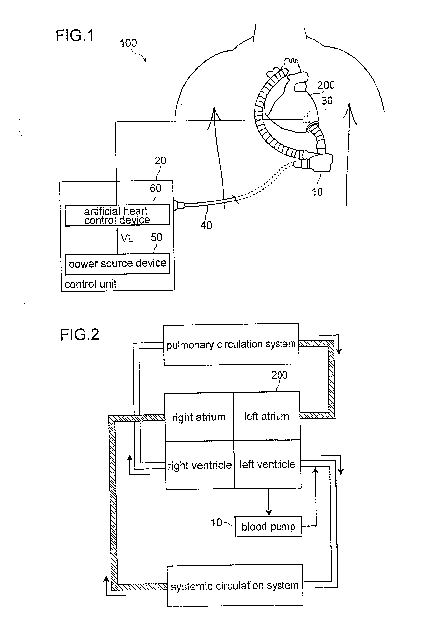 Artificial heart control device, artificial heart system and artificial heart control method