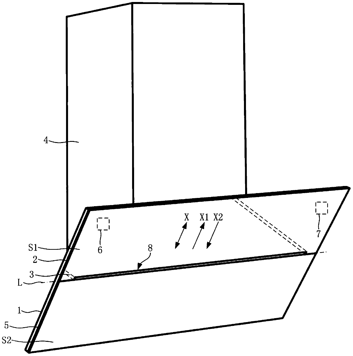 Side suction range hood and smoke control method thereof