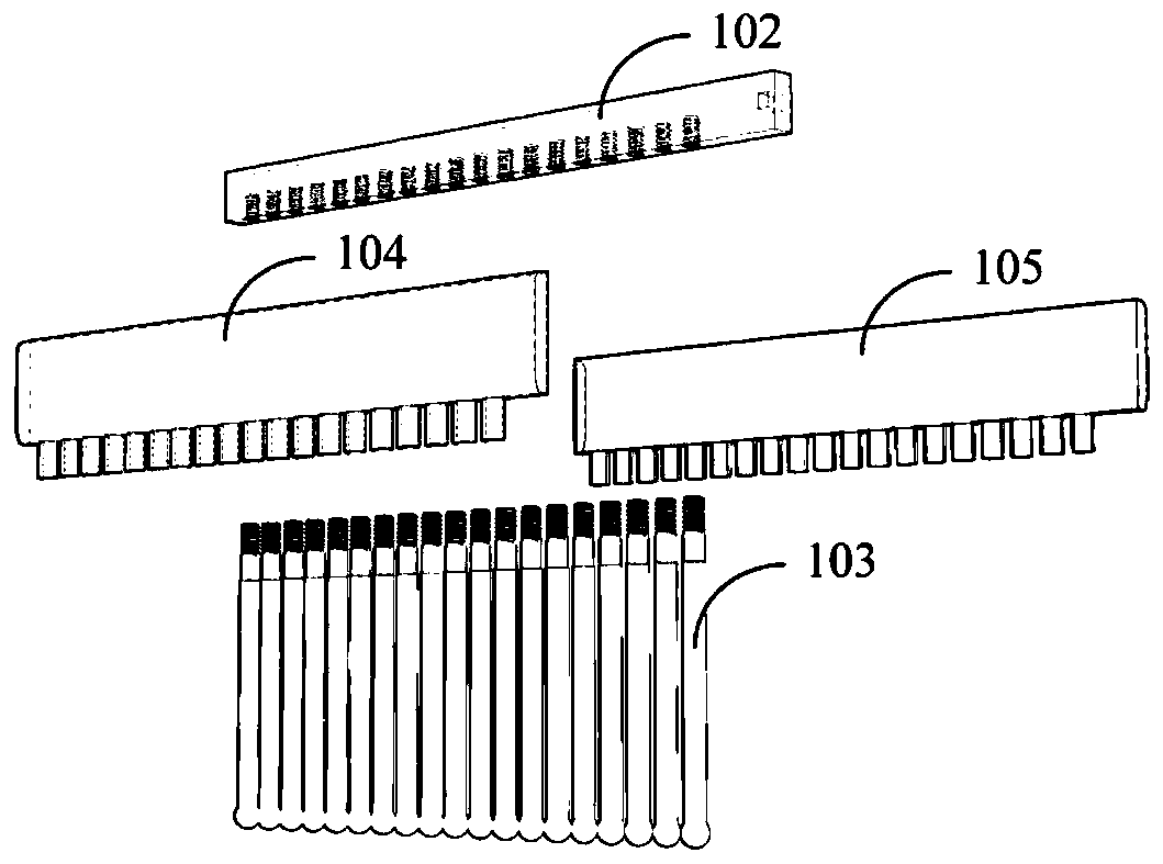 Portable charging type plasma comb