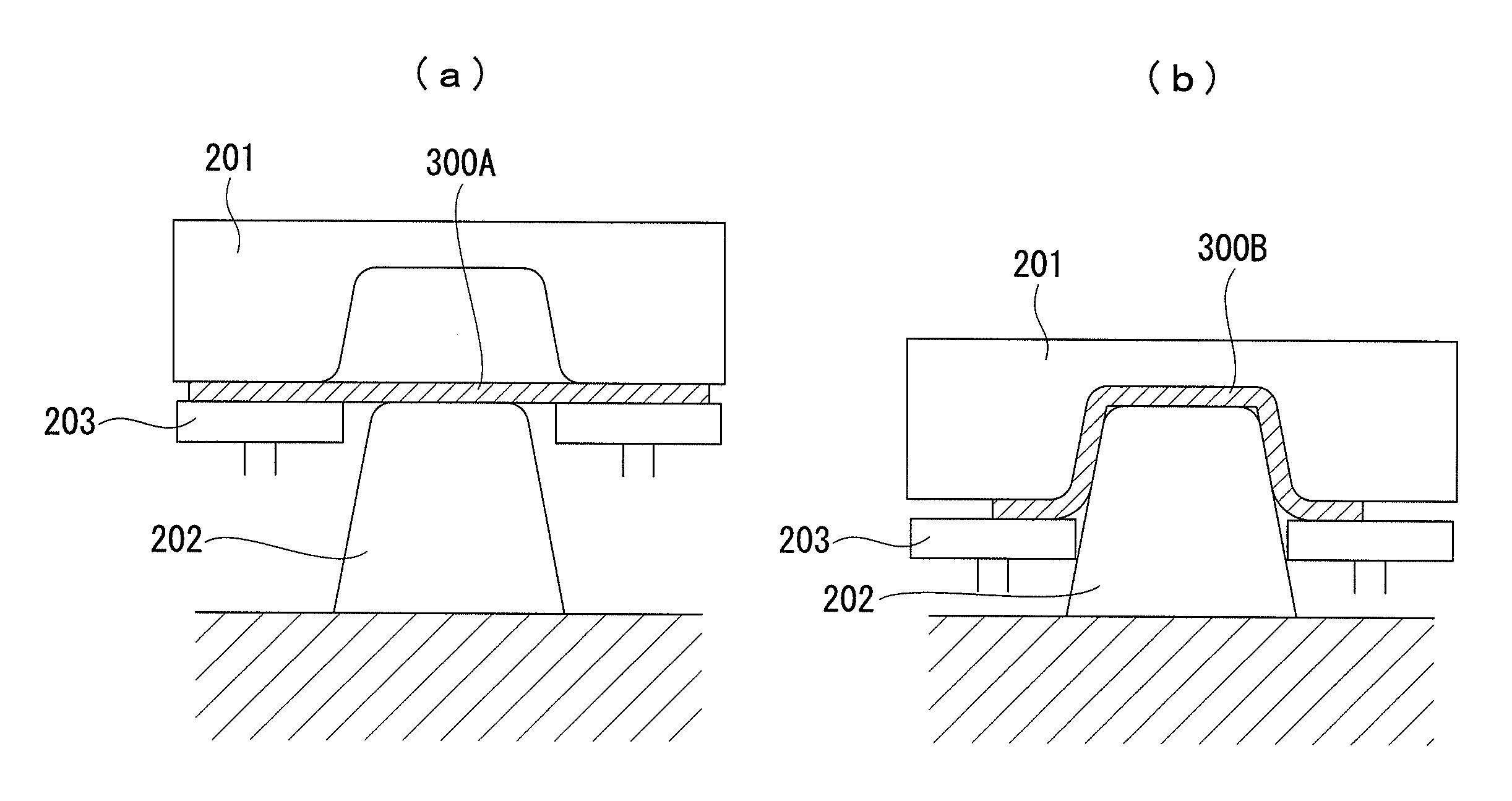 Press-forming method of component with l shape