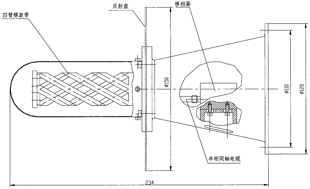 Satellite-borne S-band measurement and control antenna