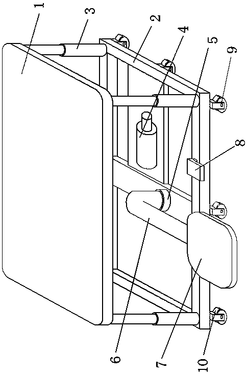 A garment cutting table