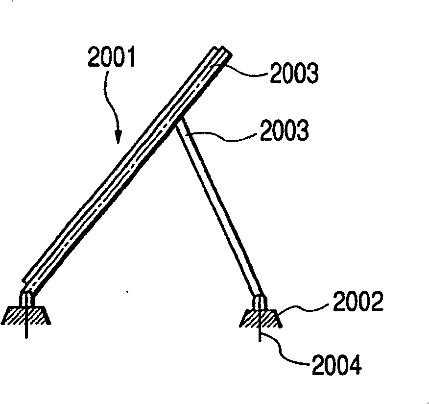 Solar cell module-mounting structure and solar cell module array