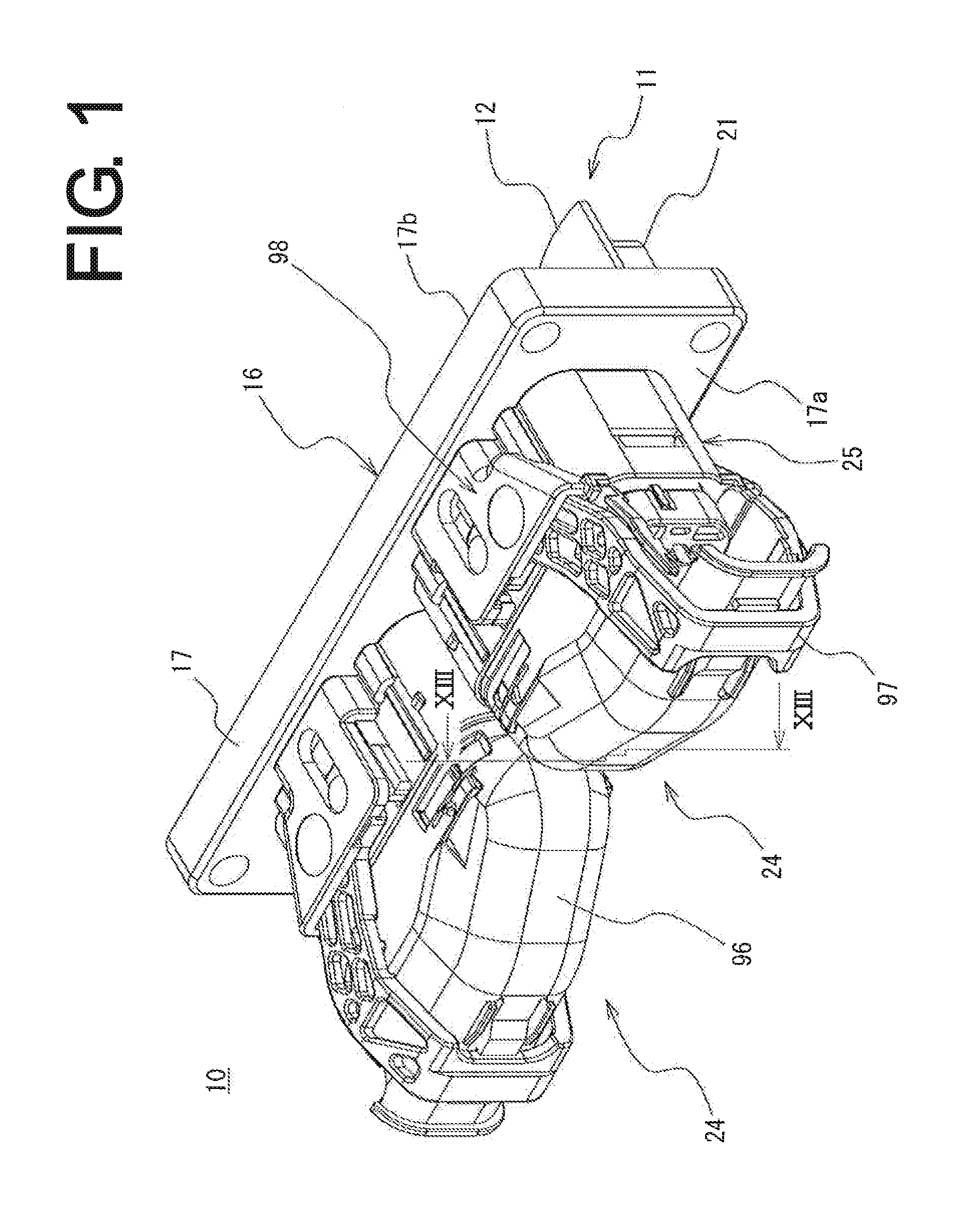 Female connector and card edge connector