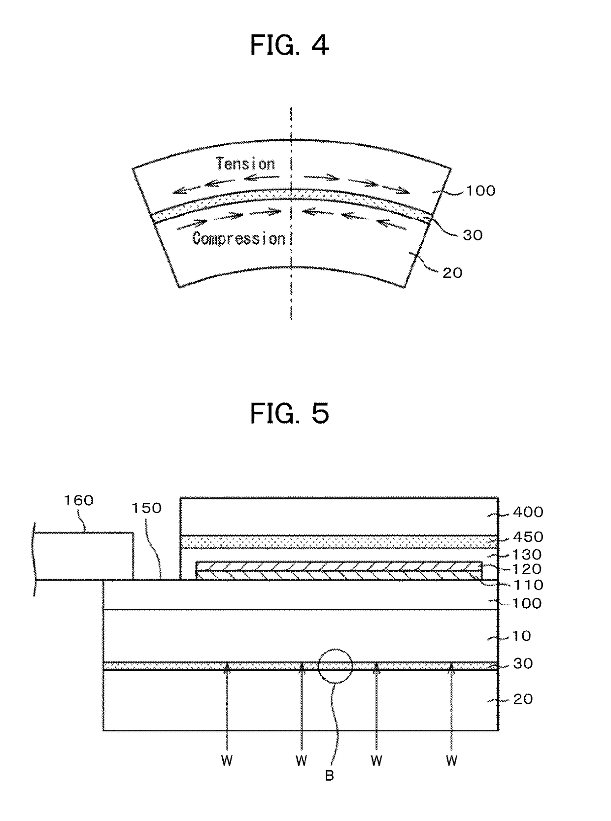 Organic EL display device and liquid crystal display device