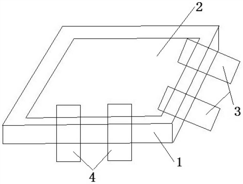 Organic gas detection chip based on rhenium sulfide nanodevices