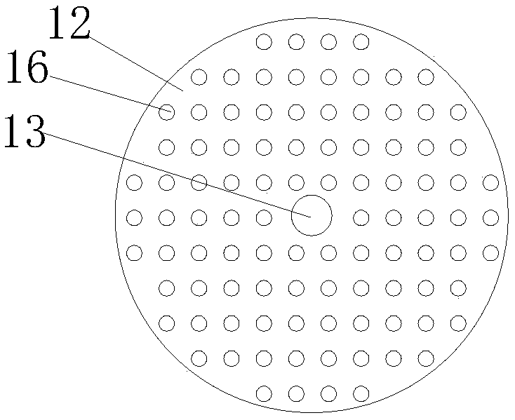 Slurry stirring device for spinning assembly line