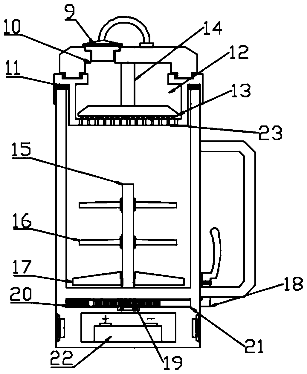 Multifunctional water cup for elementary school students