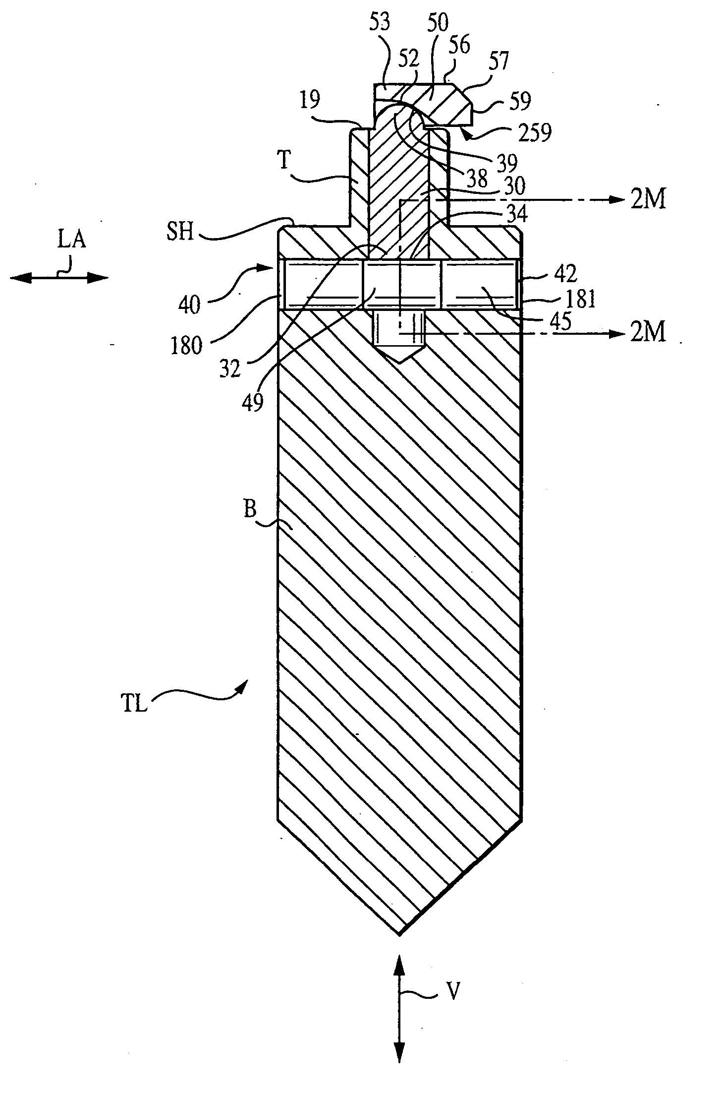 Press brake tool having lockable safety key